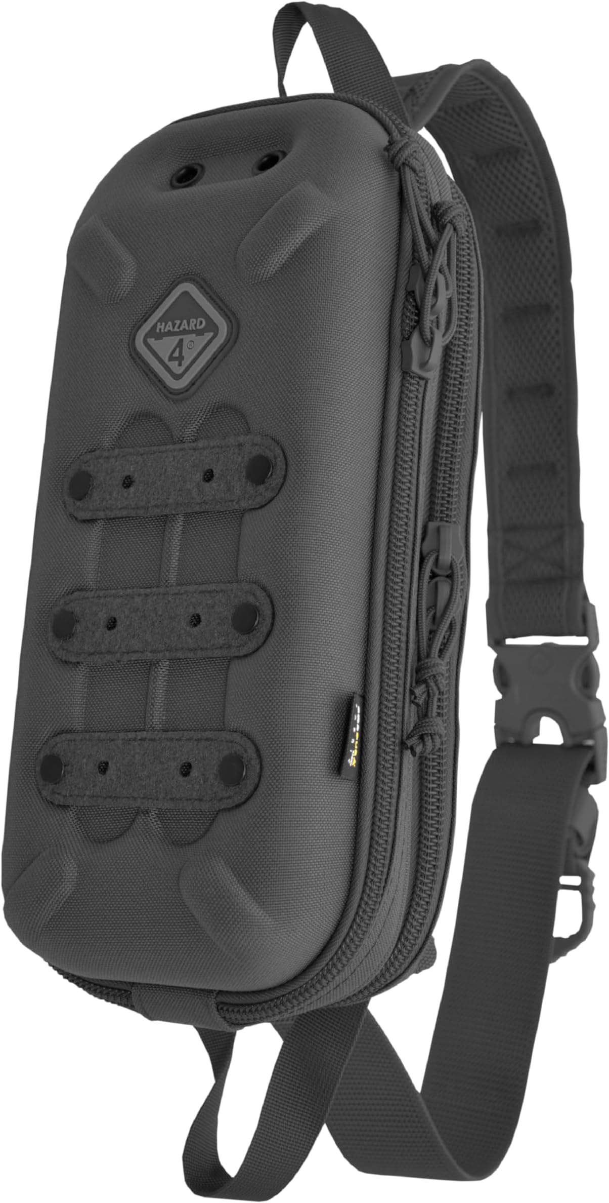 Bandoleer - Mini Tactical Sling Bag - EDC/CCW Shoulder Crossbody Pack - Water Resistant Small Chest Satchel - Durable Carry Travel Backpack - Military-Style Single Strap Body Pack - Black