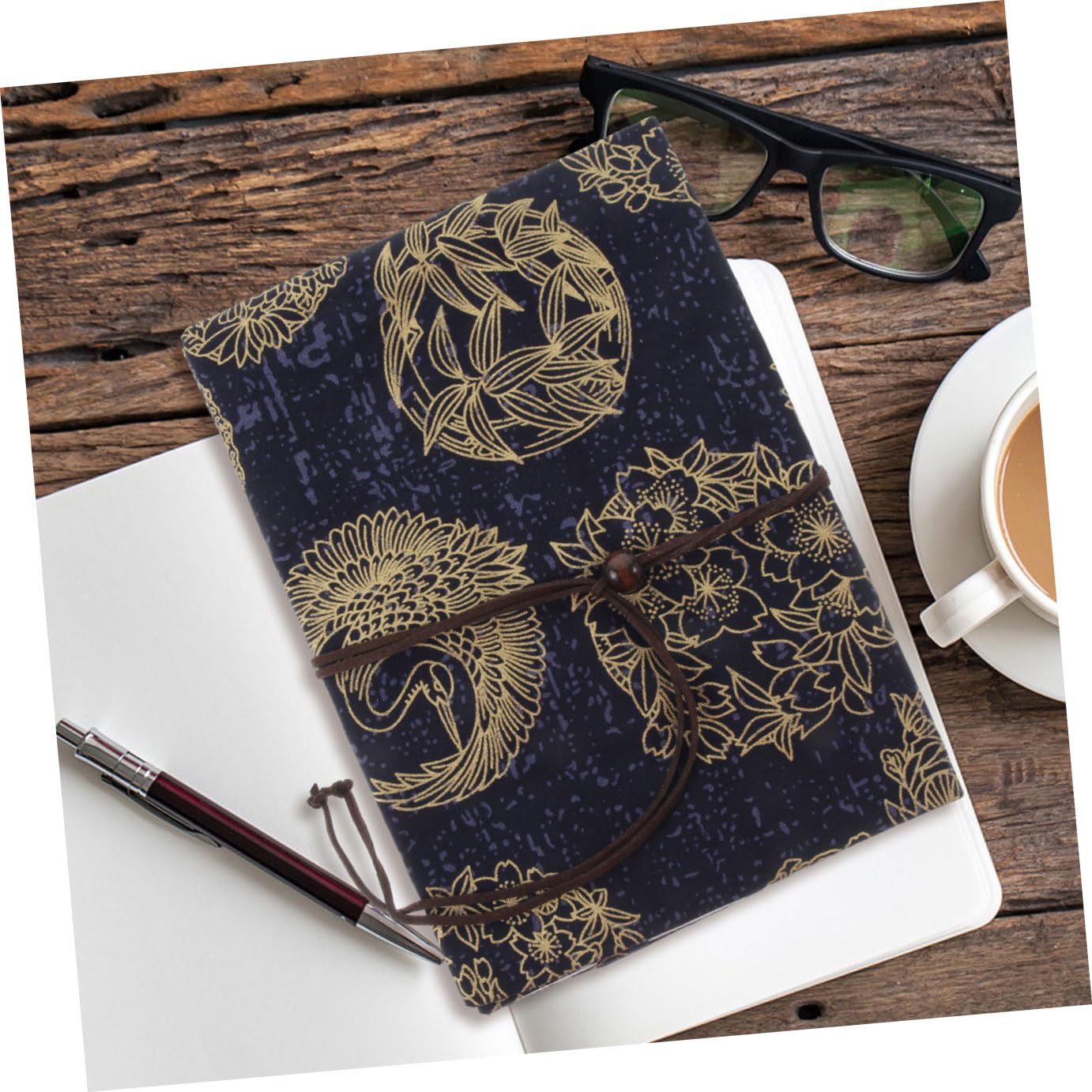 SHINEOFI 3stücke Retro Handgefertigte Buchhülle Stoff Verstellbar Und Robuster Buchschutz Für Notizbuch Kreative Buchumschläge Für Sammlungen Und Buchsignierungen