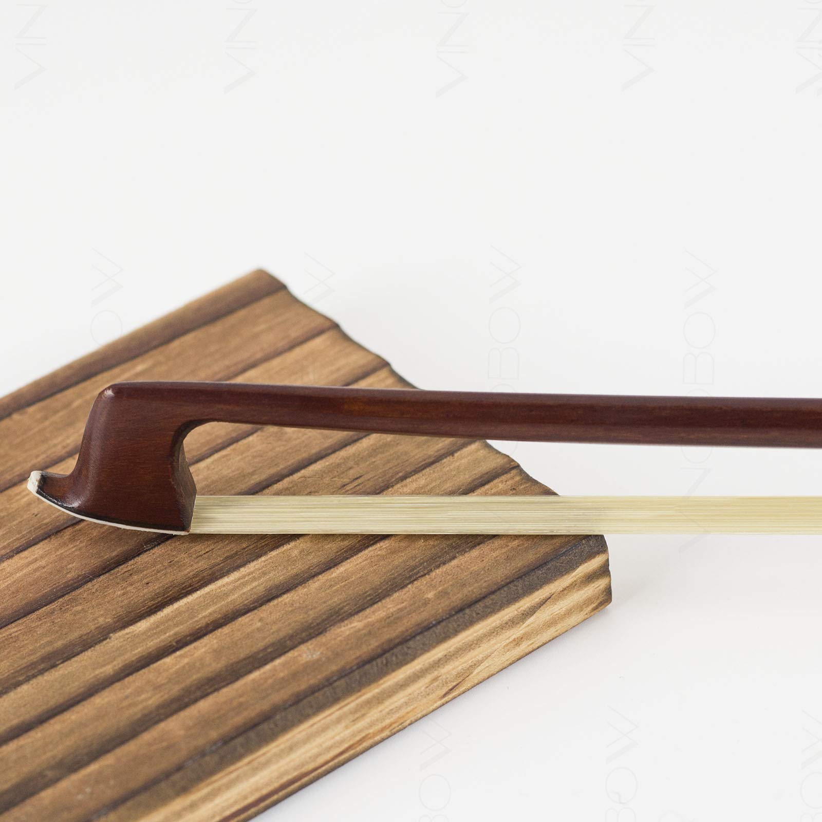 Arco de viola de madera de Brasil para estudiantes avanzados, varilla recta de crin natural, tamaño 4/4