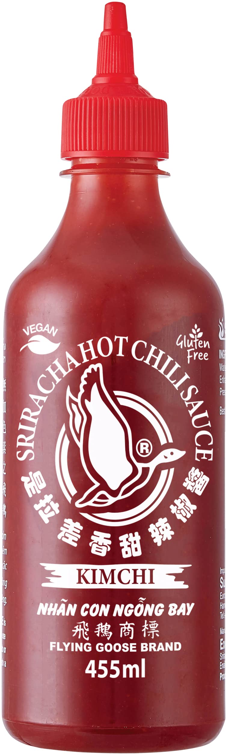 Sriracha Hot Chilli Sauce with Kimchi 455ml by Flying Goose
