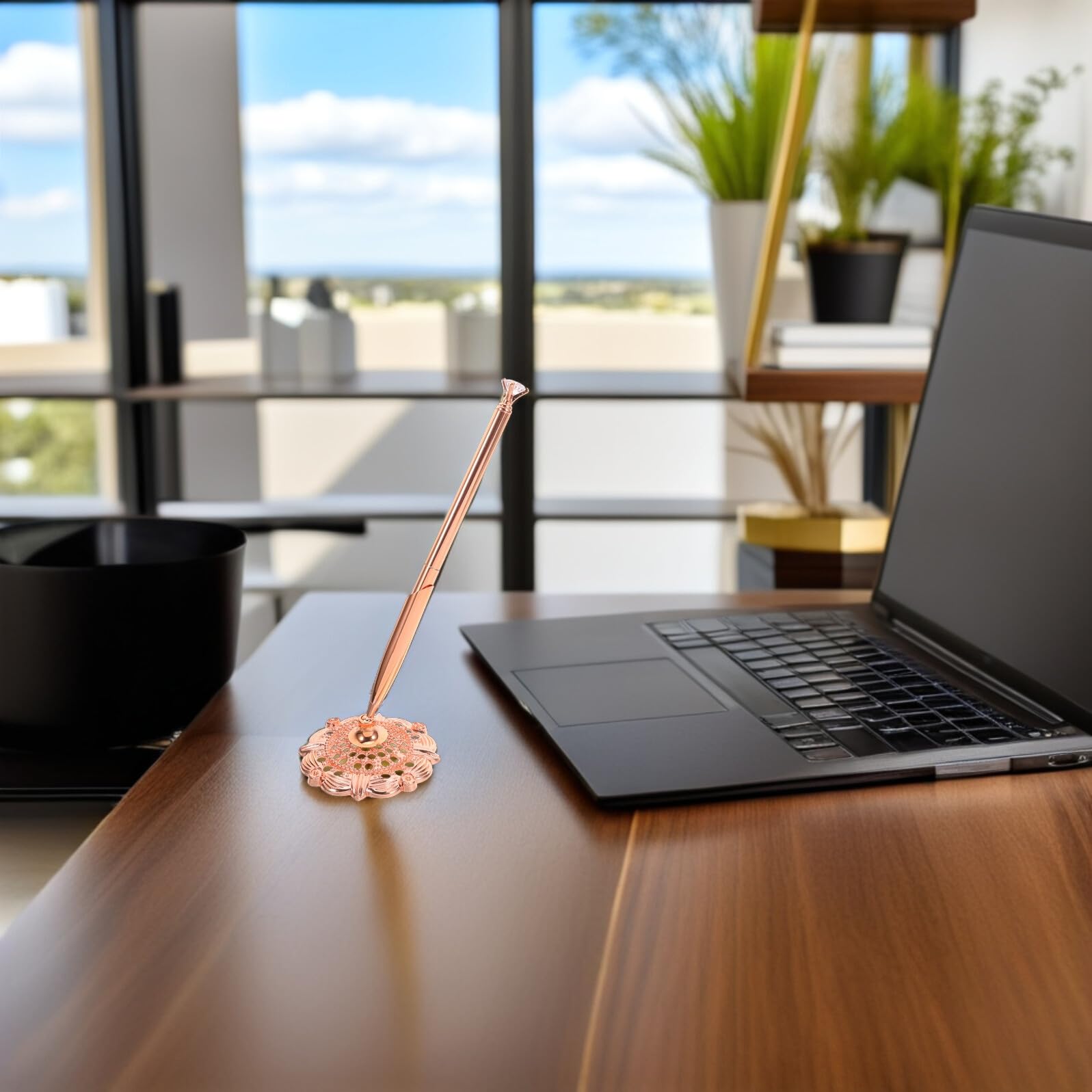 Deluxe Ballpoint Signature Writing Instrument with Small Rhinestones for Office and Bank Use Suitable for Wedding Planning and — view 6