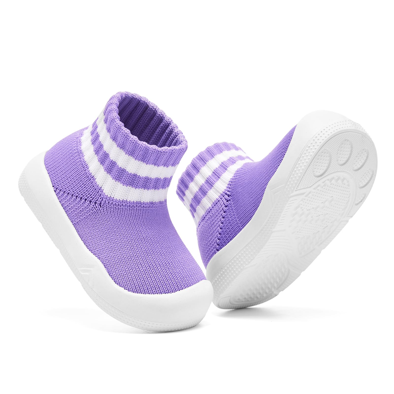 Engtoy Baby Hausschuhe Rutschfest Atmungsaktiv Weiche Gummisohle Babyschuhe für Babys und Mädchen