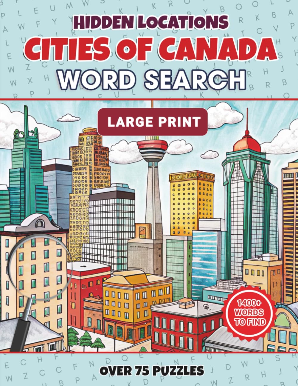 Hidden Locations: Cities of Canada: Word Search