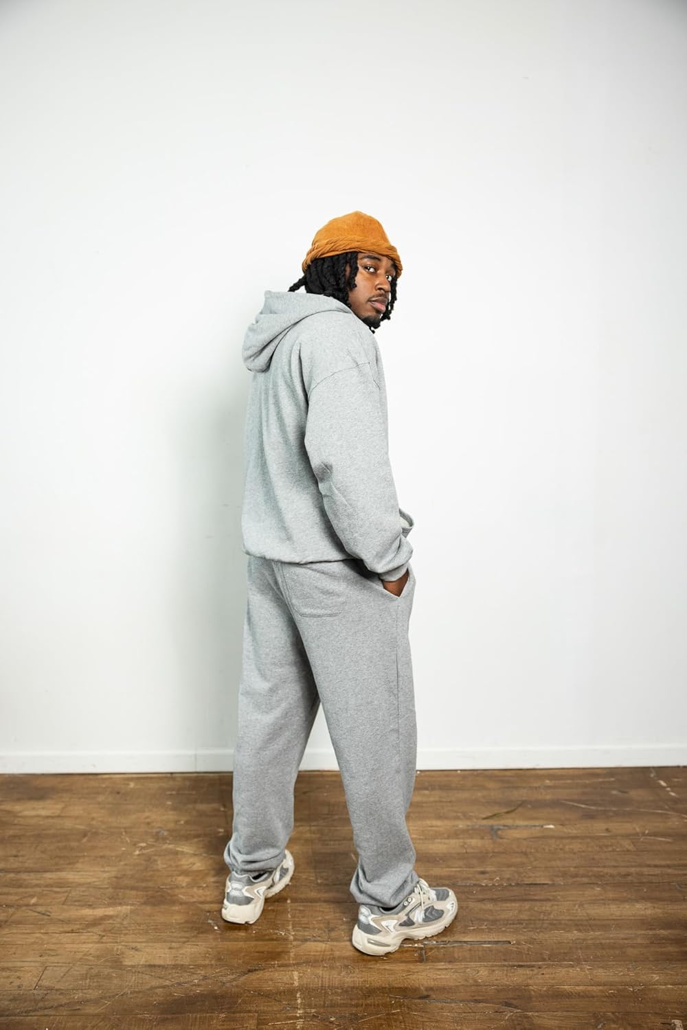 RIFLESSI Men's Women's Premium Heavyweight Cotton Fleece 2 Piece Hoodie Pullover Jogger Sweatsuit Tracksuit Set - Image 5