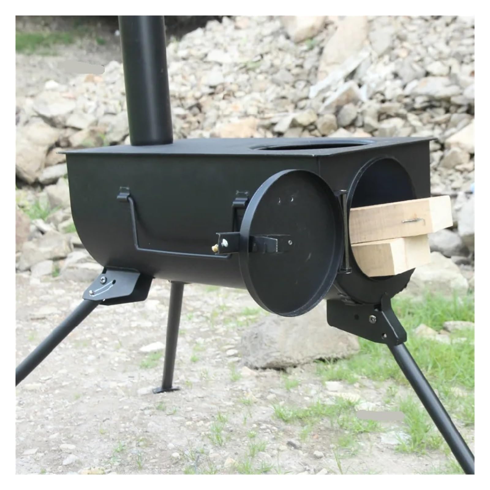 Stufa A Legna Piccoli camini for stufa a legna da esterno, semplice riscaldamento portatile multiuso campeggio for picnic