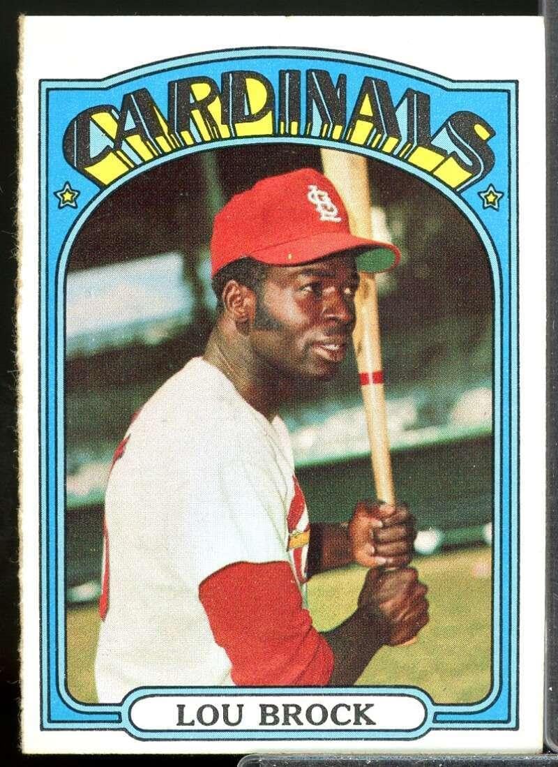 Lou Brock Card 1972 Topps #200 - Slabbed Baseball Cards