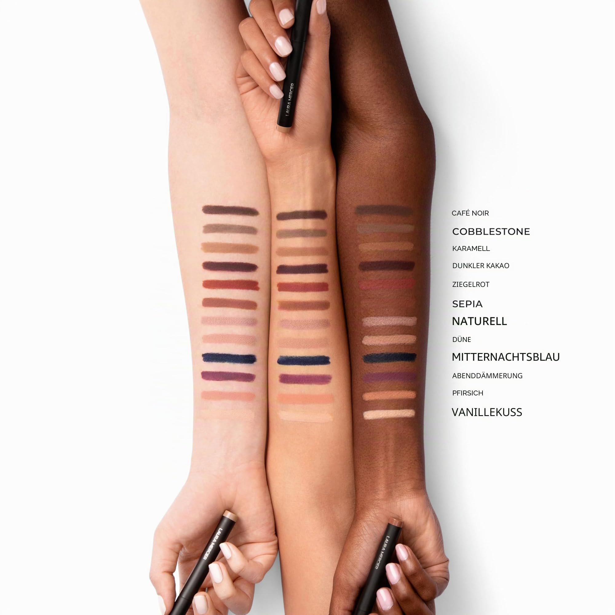Laura Mercier Caviar Stick Cream Eyeshadow - Schimmerndes Finish, 24 Stunden Halt, langanhaltend, intensive Farbe, leicht zu verblenden und aufzutragen, wasserfest, mit Hyaluronsäure