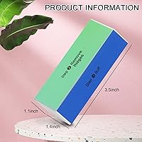 Vista 2 de Soft 'N Style Bloque brillante de 4 vías/bloque de pulido de 4 pasos, pulidor de uñas, 3 piezas