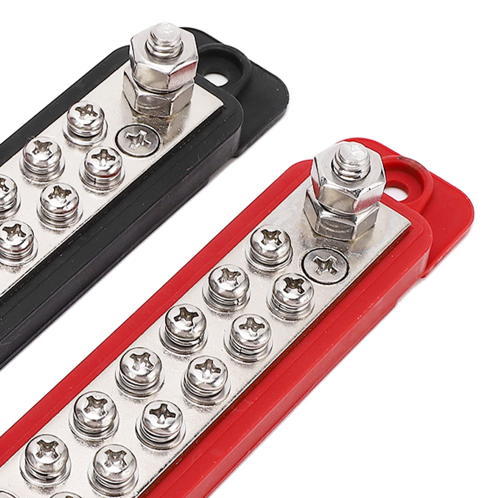 Bloc de Distribution D'énergie 12V 180A Bornier de Barre Omnibus de Batterie Marine avec Borne 32 Pièces pour Bateau Véhicule