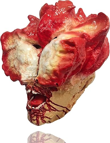 Scary Horrible Game Last Us Clickers Máscara de hongo de cabeza completa de látex para disfraz de Halloween, accesorios unisex