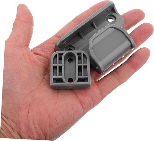 Miniatura 4 de Vaguelly Kit de piezas de repuesto de puerta retráctil con accesorios de montaje en pared completa, extensiones de puerta de seguridad de plástico