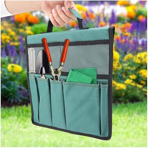 Miniatura 2 de Atyhao Bolsa de jardín, plegable portátil para jardín, banco para arrodillarse, herramientas de jardinería, taburete de almacenamiento, bolsa de