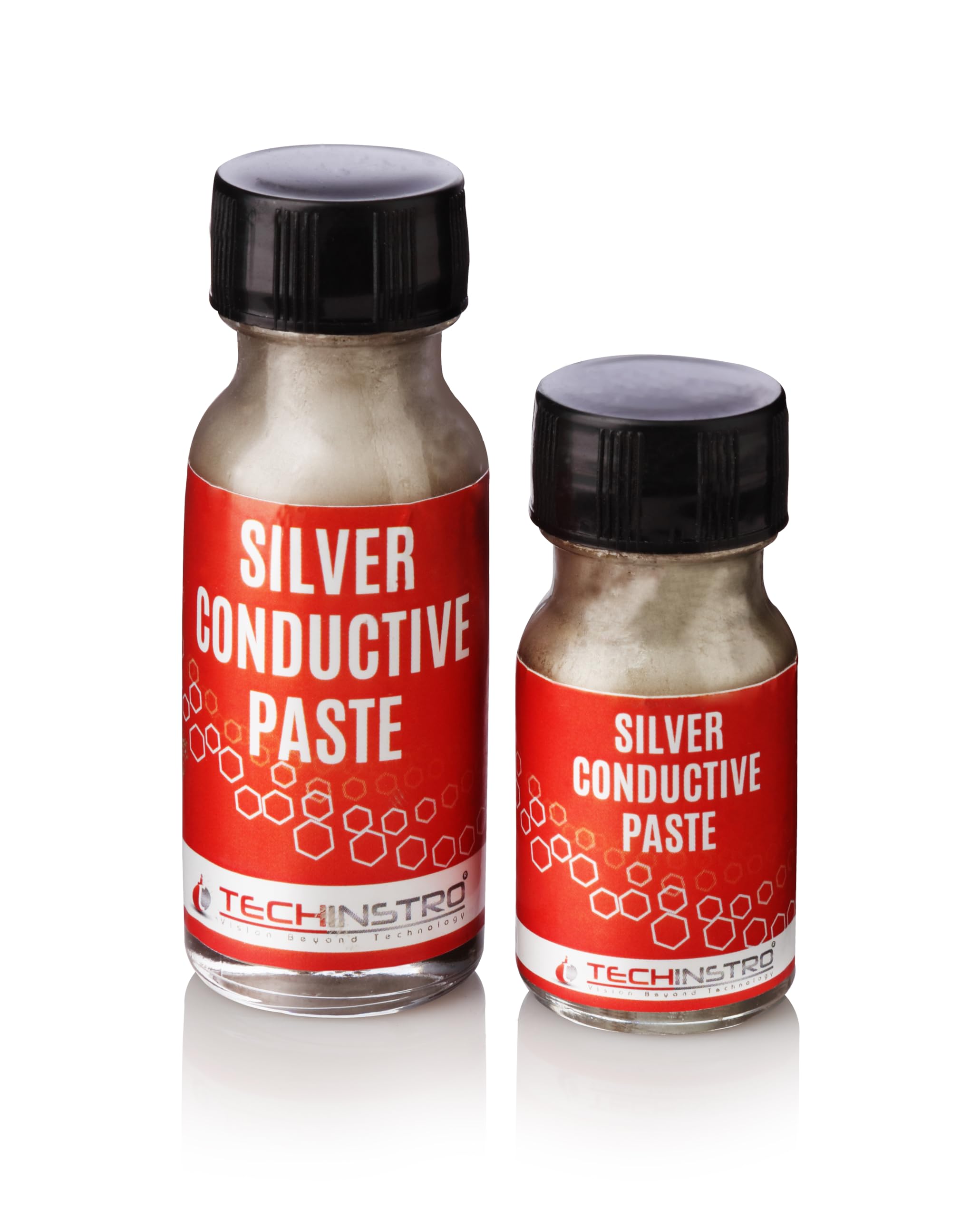 Silver Paste, Conductive Inks for 3D Print (Resistivity – 0.01 to 0.05 ohms/sq)(Curing temperature – 120˚C – 150˚C / 30 – 60 seconds)(Storage temperature – 7˚ C – 15˚ C)(Pack of 5 ml)