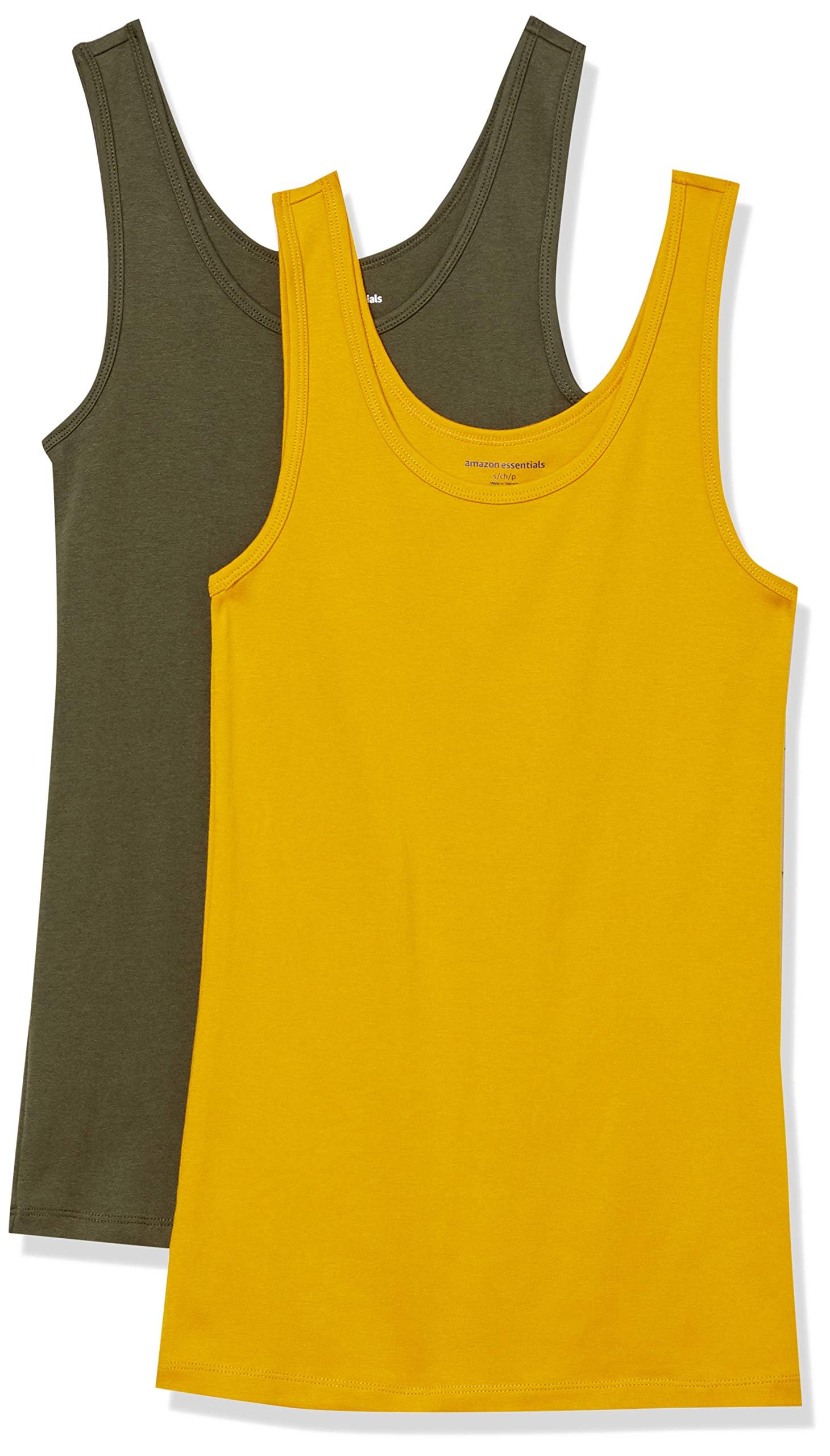 Amazon Essentials Women's Slim-Fit Vest, Pack of 2 — view 38