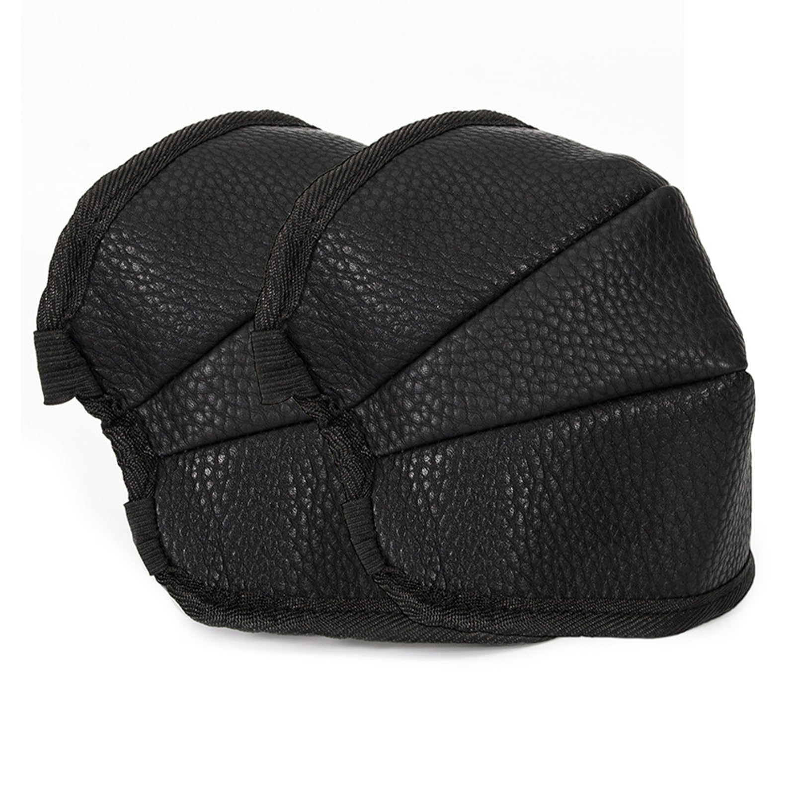 mioosho Soft PU Leather Knee Pad with Elastic Strap, Knee Protective Cushion Knee Pad for Ice Fishing Winter Fishing Equipment