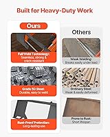 Vista 4 de VEVOR Placa de montaje para minicargadora de 1/2 pulgada, placa de montaje universal de fijación rápida, diseño recortado, fácil de atornillar