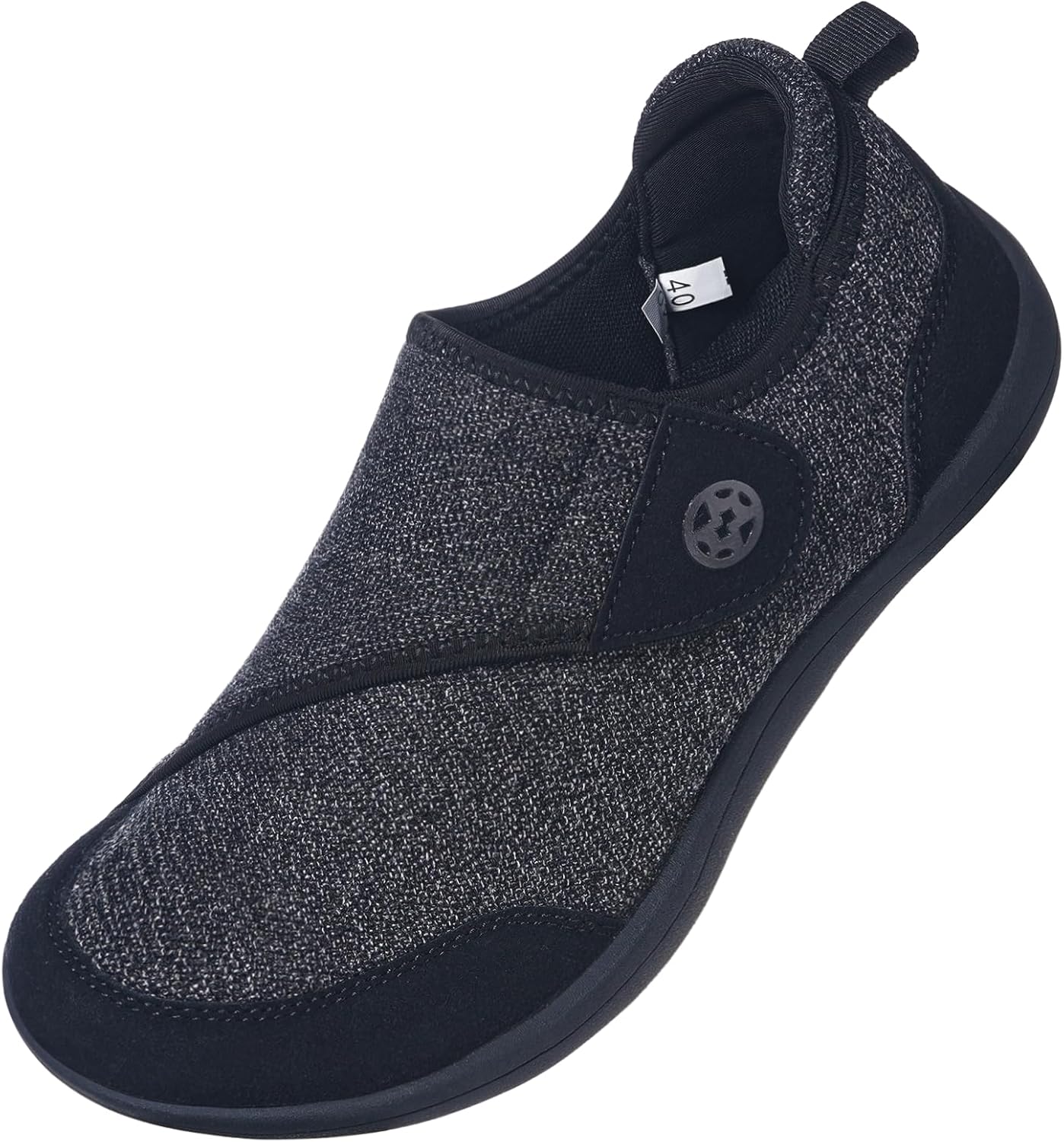 Sisttke Diabetic Shoes for Women Wide Width Arch Support Diabetic Slippers Adjustable Orthopedic Barefoot House Shoes for Swollen Feet Edema Arthritis Indoor Outdoor