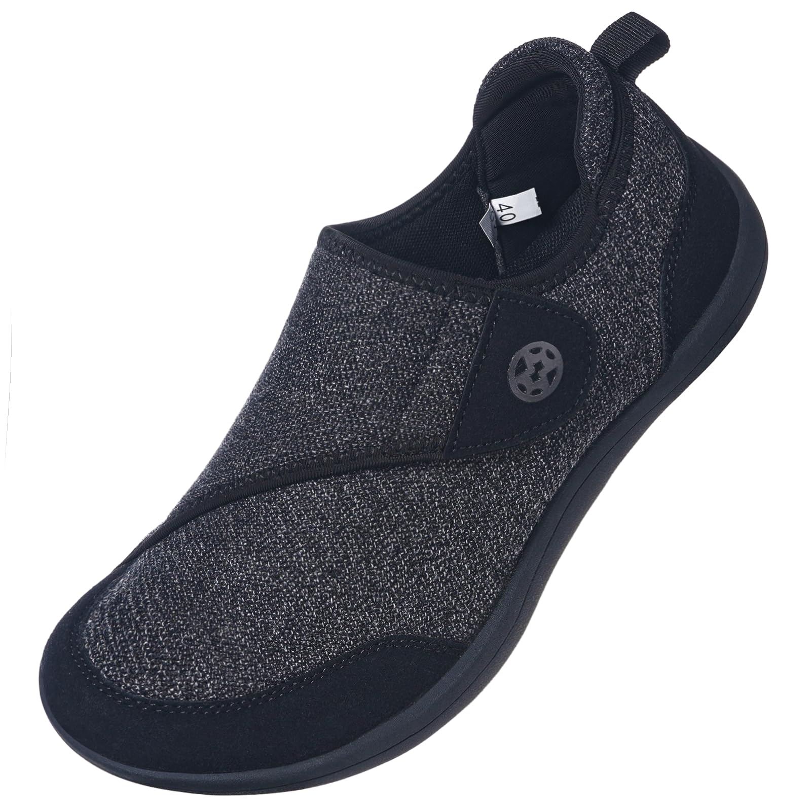Sisttke Diabetiker Schuhe Herren Hausschuhe Damen Leichte Extra Weit Walkingschuhe Klettverschuß rutschhemmend Freizeitschuhe Arthritis Ödem Geschwollen Gesundheitsschuhe