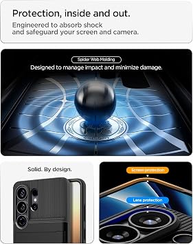 Spigen Galaxy S26 Ultra ile Uyumlu Kılıf Slim Armor CS Kartlıklı Çift Katmanlı Zırh Koruma Siyah Kapak - ACS11036 (Spigen TR Garantili)