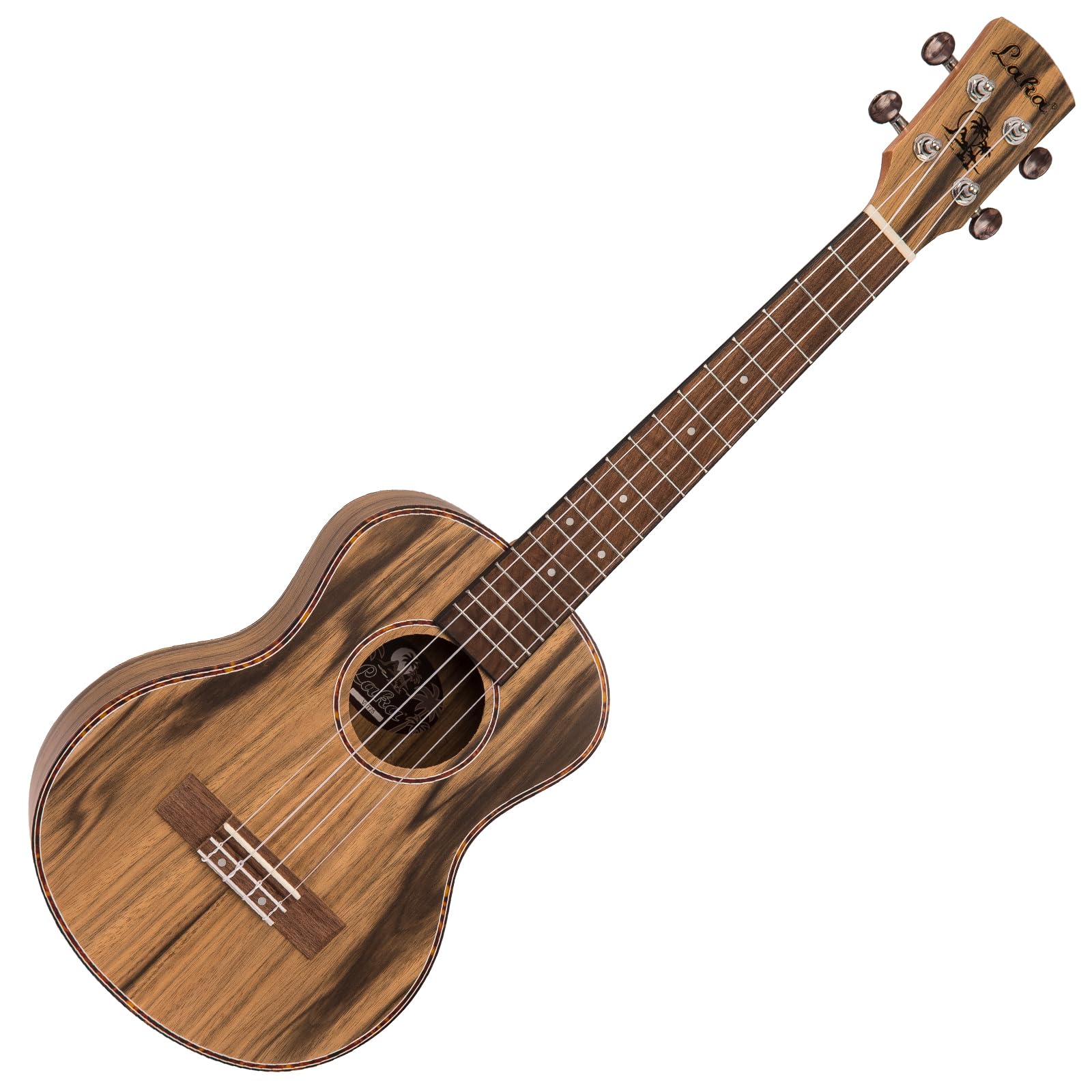 LAKA WALNUT SERIES UKULELE & BAG - TENOR