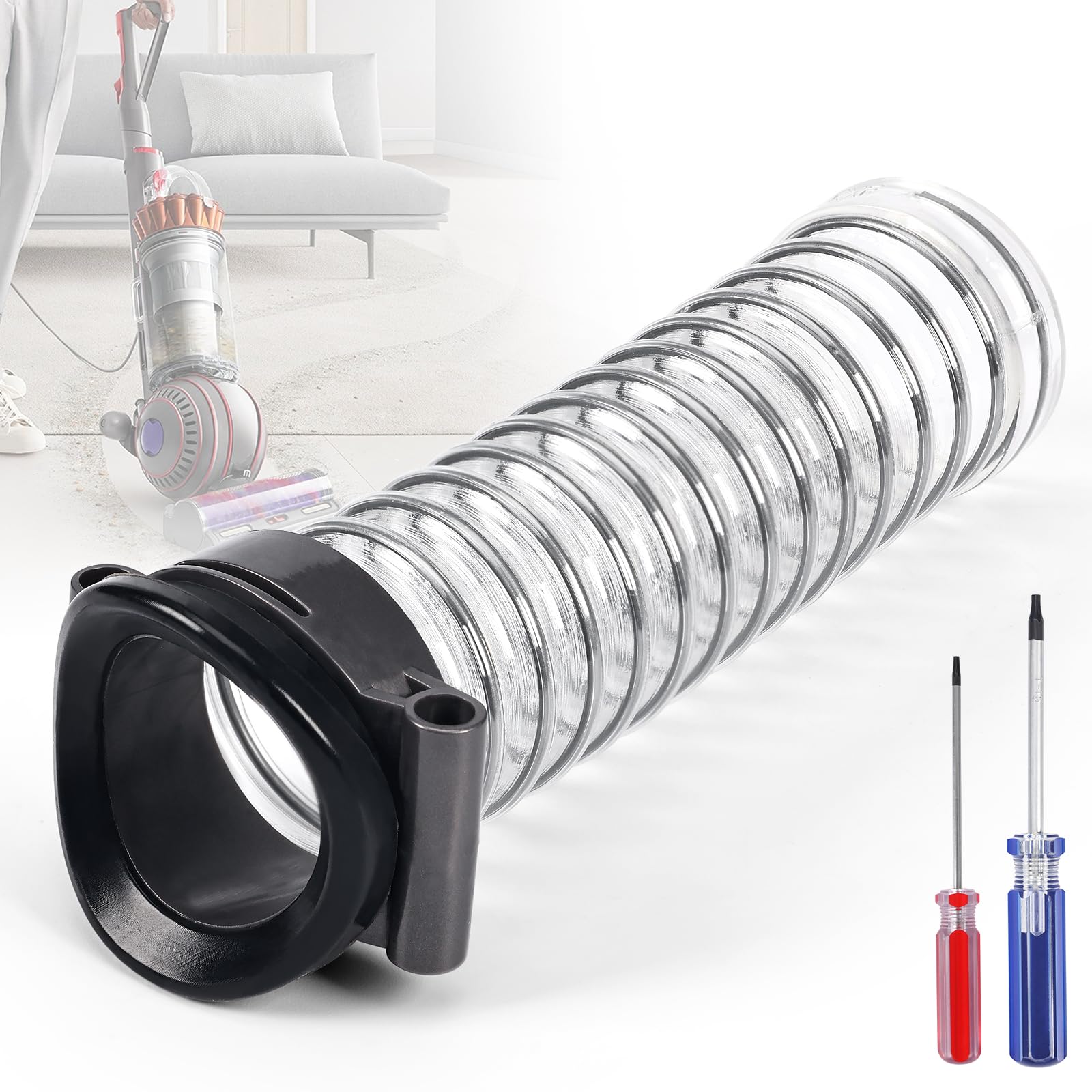 DC41 Change Over Valve Hose Compatible with Dyson DC41 DC65 DC66 DC77 Series Vacuum Cleaner, Replacement Cov Hose Assembly #966428-01/922009-01 for UP13/14/20 Come with Torx Drivers