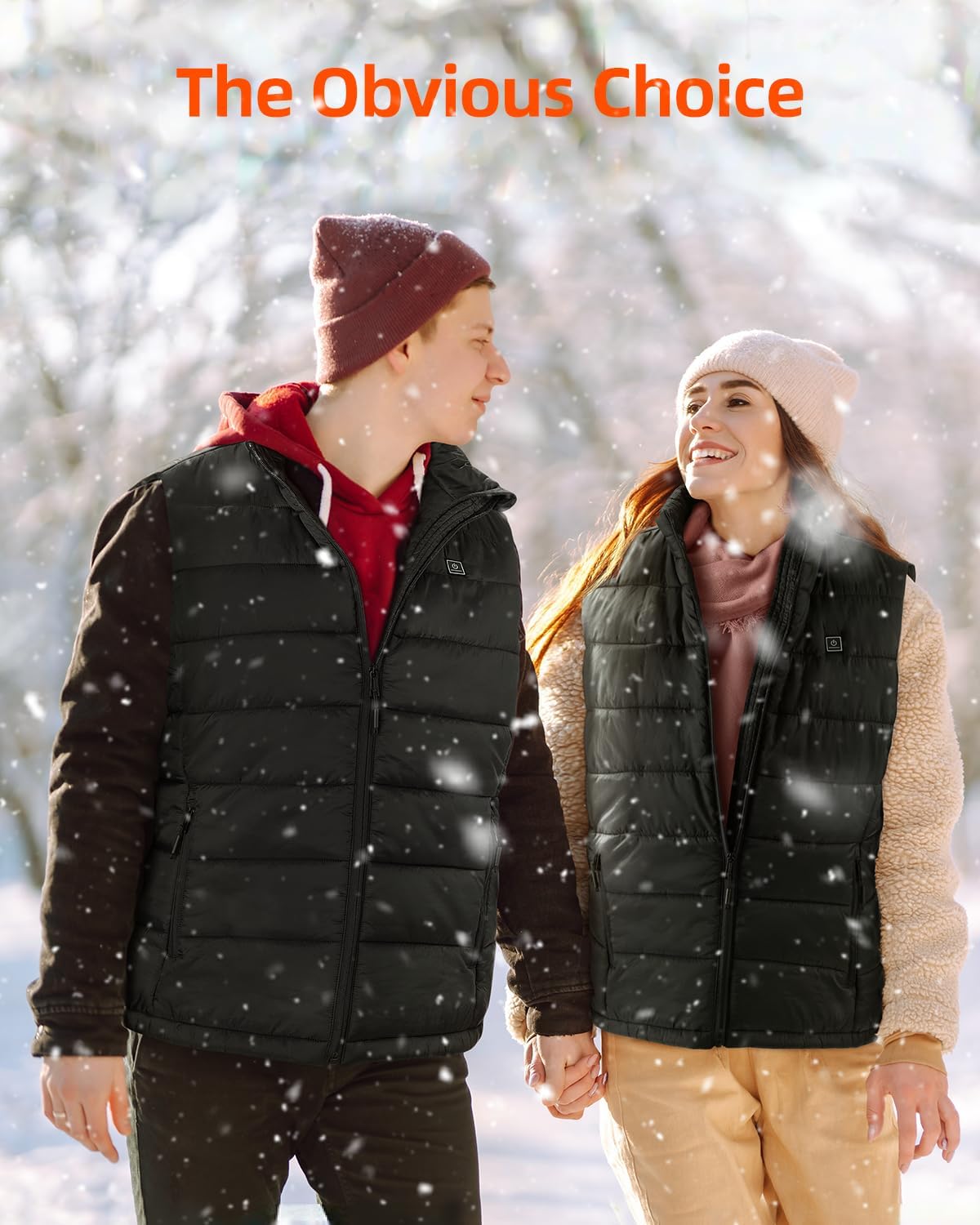 Heated Vest for Men with APP Control, Lightweight Electric Mens Heated Vest with 12V Battery Pack for Winter Cycling - Image 2