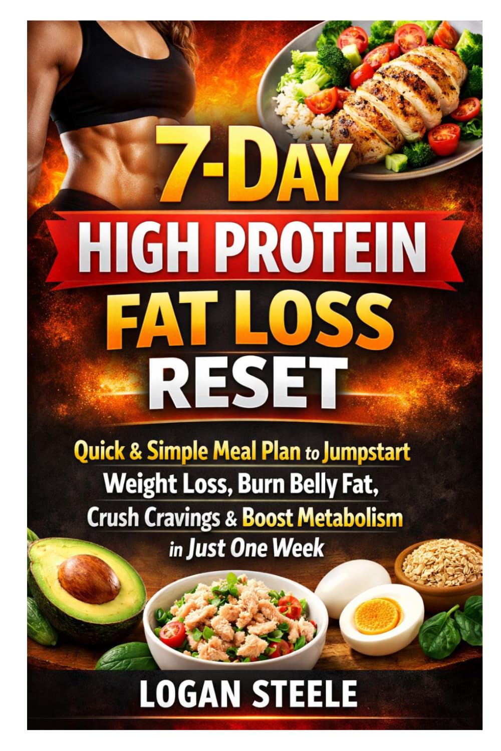 7-Day High Protein Fat Loss Reset: Quick & Simple Meal Plan to Jumpstart Weight Loss, Burn Belly Fat, Crush Cravings & Boost Metabolism in Just One Week