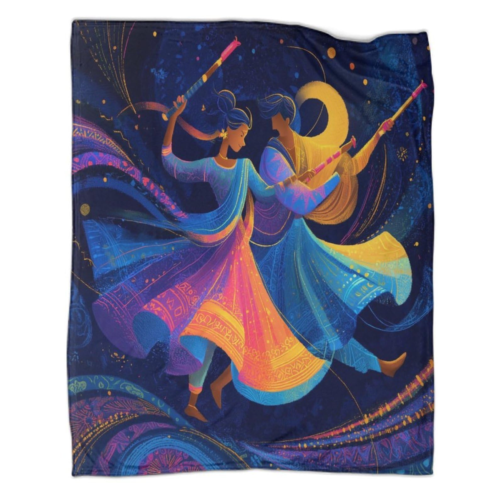 kaiyun A Man And A Woman Danced Gracefully Soft And Comfortable 3D Printed Throw Blanket for Kids Adults for Bed Sofa 50x60inch(127x152cm)