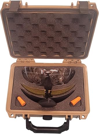 SSP Eyewear Chelan Shooting Glasses Kit, 3 Lenses & Hard Case Family