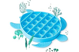 Teal Pop It: A Sea Turtle Escape from Stress