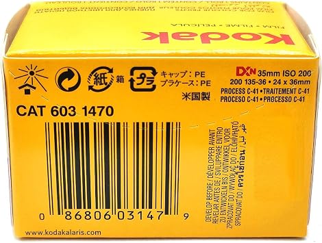 10 pack Kodak ColorPlus 200 35mm 36 exposure Cheap Colour Print Film