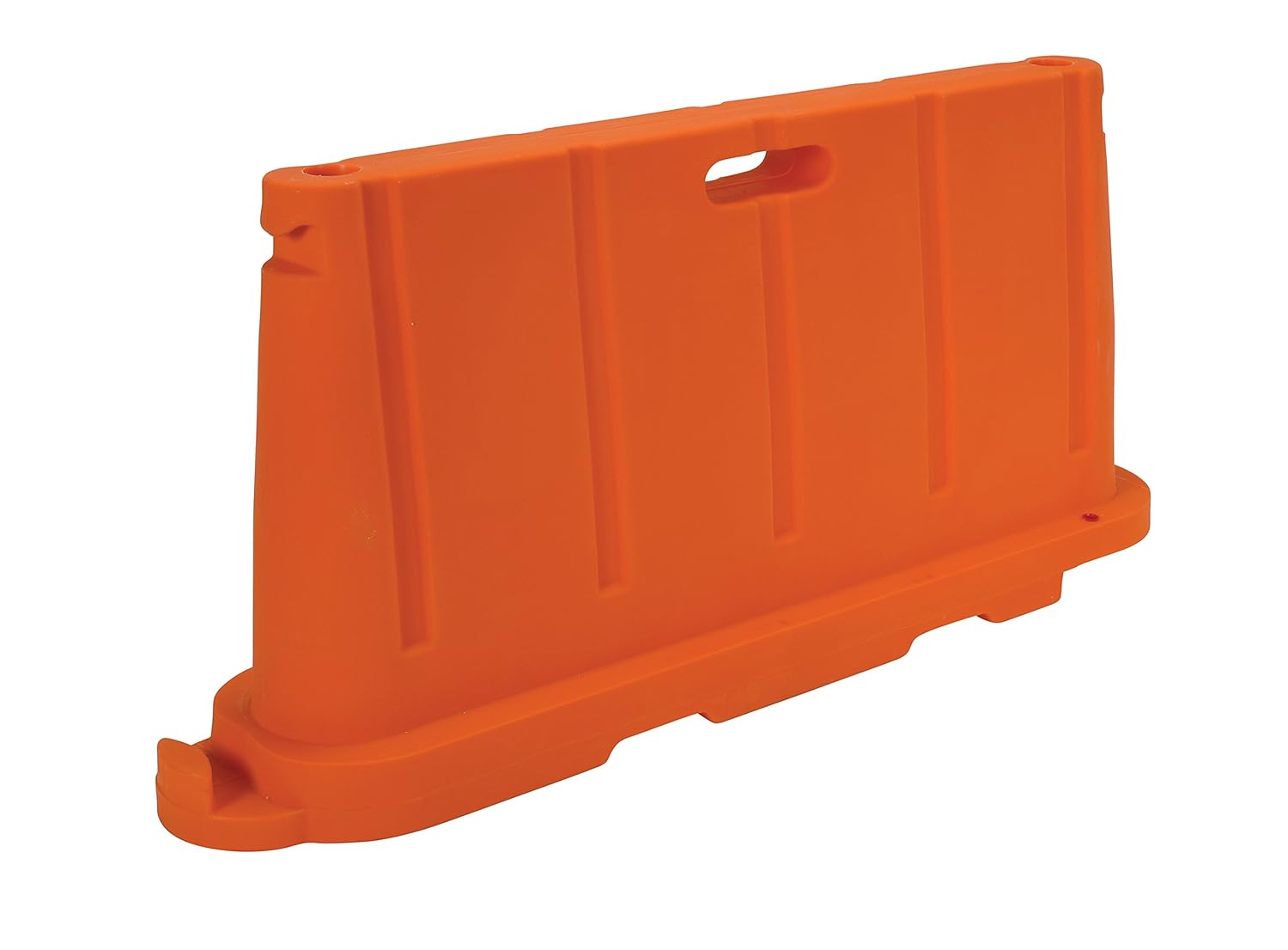Vestil BCD-7636-OR Polyethylene Stackable Barricade 76-1/2 in. x 16 in. x 36 in. Orange
