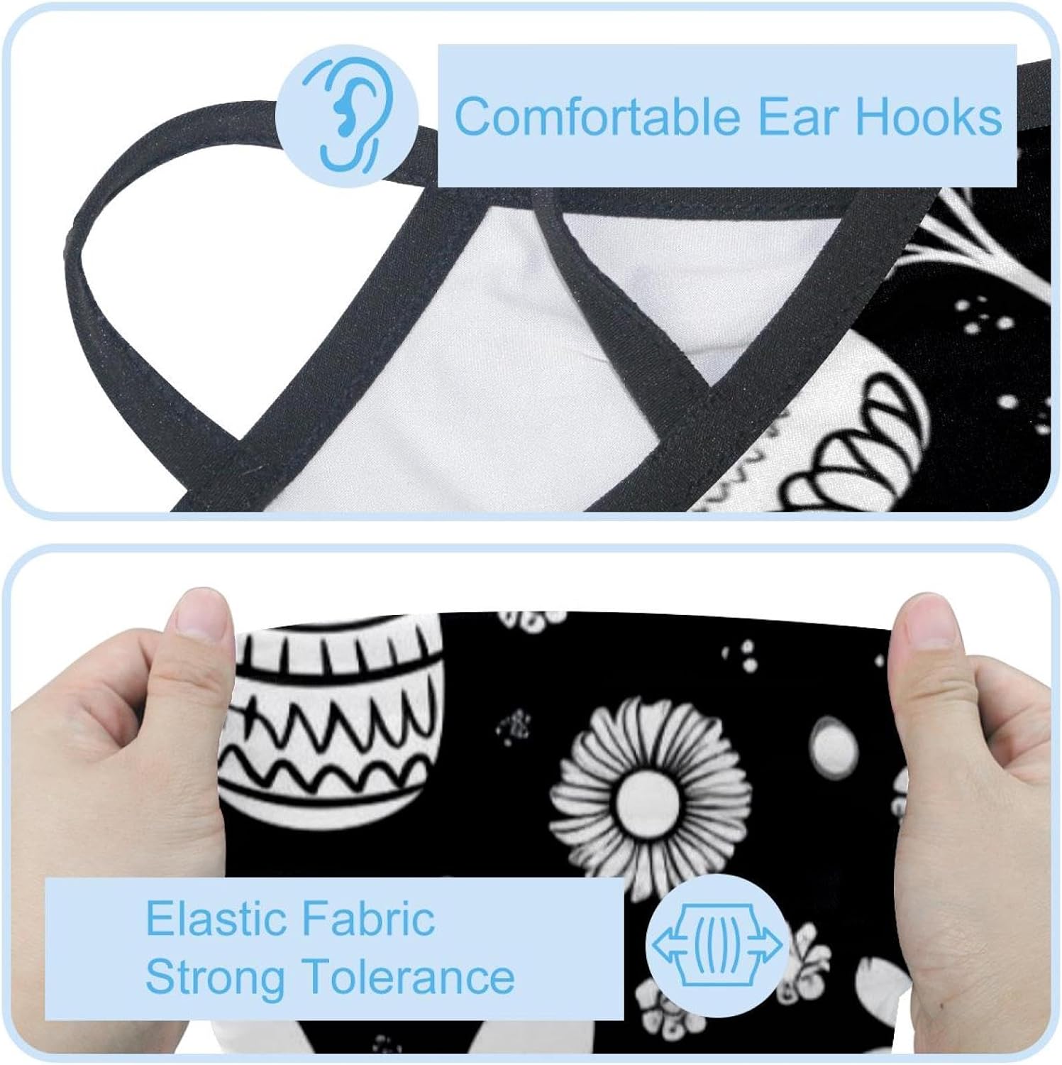 4 Pieces Crocodile Neck Gaiter Bandana Face Mask, Sun Cooling Scarf Gator Cover Head for Men Women