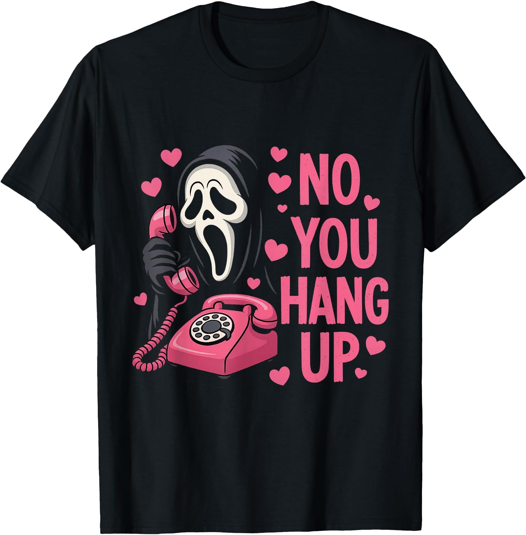Funny Ghost Calling Halloween Scary Costume You Hang Up T-Shirt