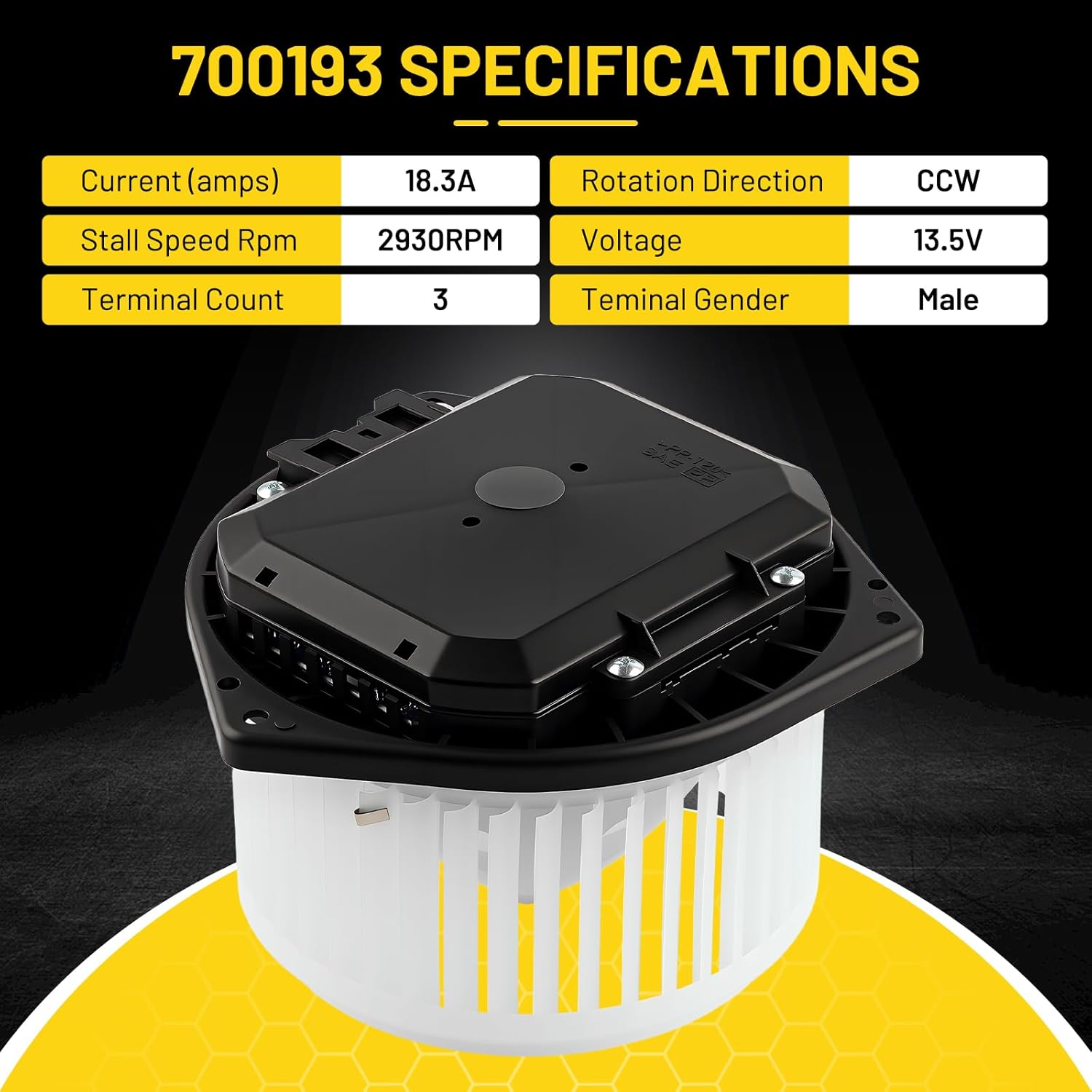 700193 HVAC Blower Motor Fit for Infiniti EX35 EX37 FX35 FX45 FX50 G25 G35 G37 JX35 M35 M45 Q45 Q50 Q60, for Nissan Altima Murano 350Z 370Z GT-R Blower Motor Replacement 272206CA0A 272251EA0A