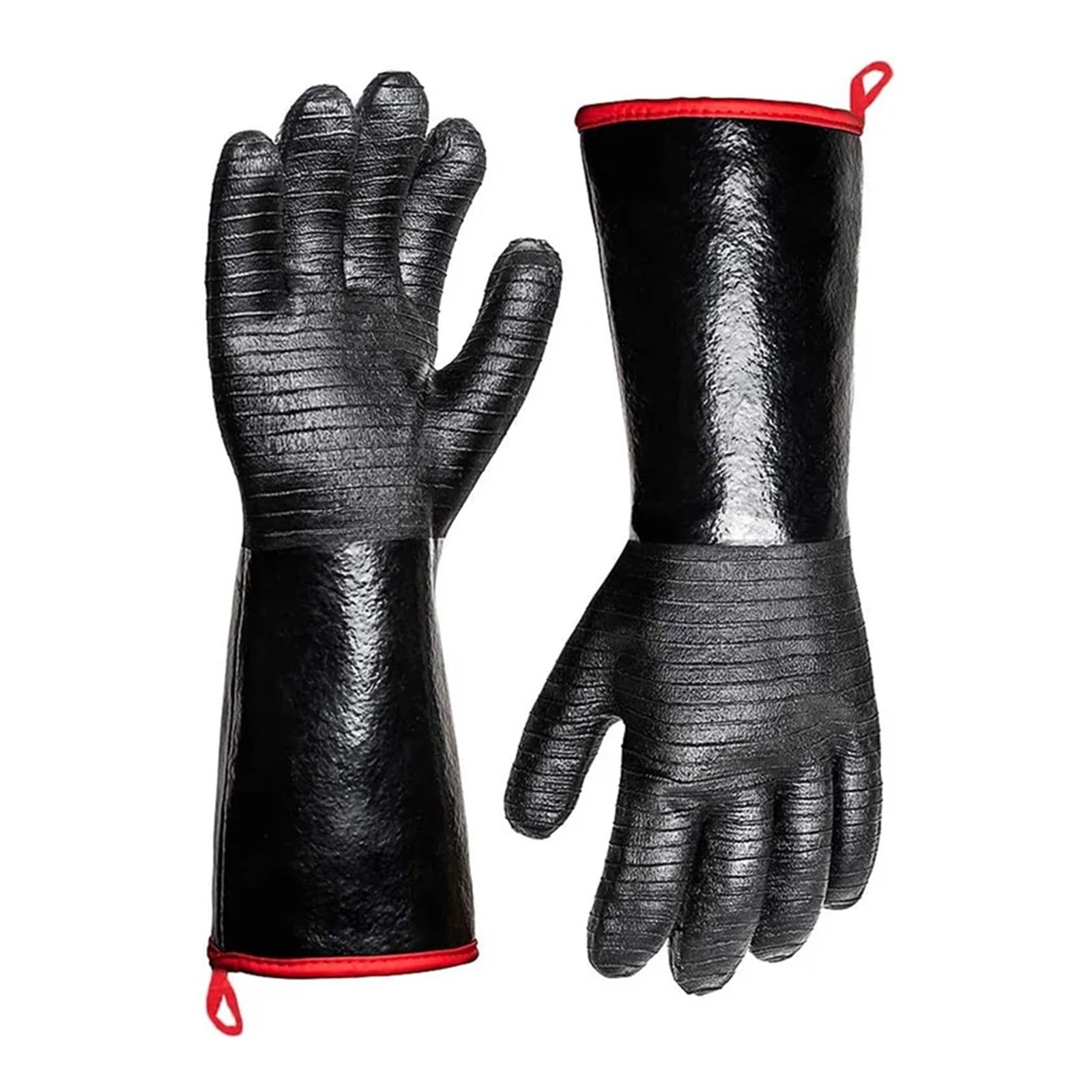 Genérico Manoplas de Horno de Neopreno, Guantes BBQ Impermeables térmicos | EK-SG02, 14 pulgadas, manoplas antideslizantes resistentes al aceite para ahumador, hornear, freír
