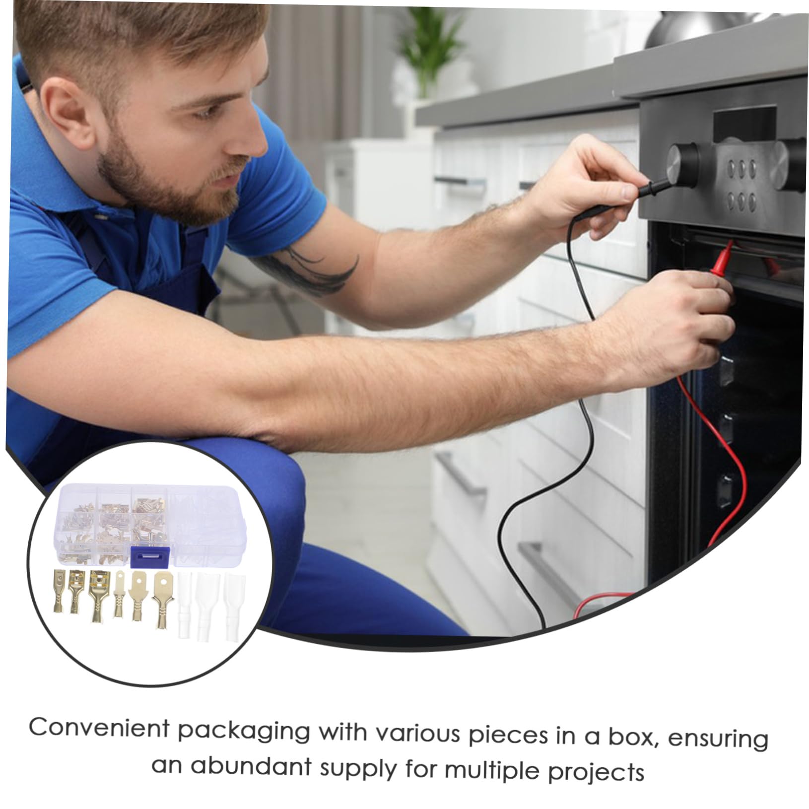 80 Stuks Piggyback Crimp Terminals Connectors Set - Crimp Connectors - Geïsoleerde