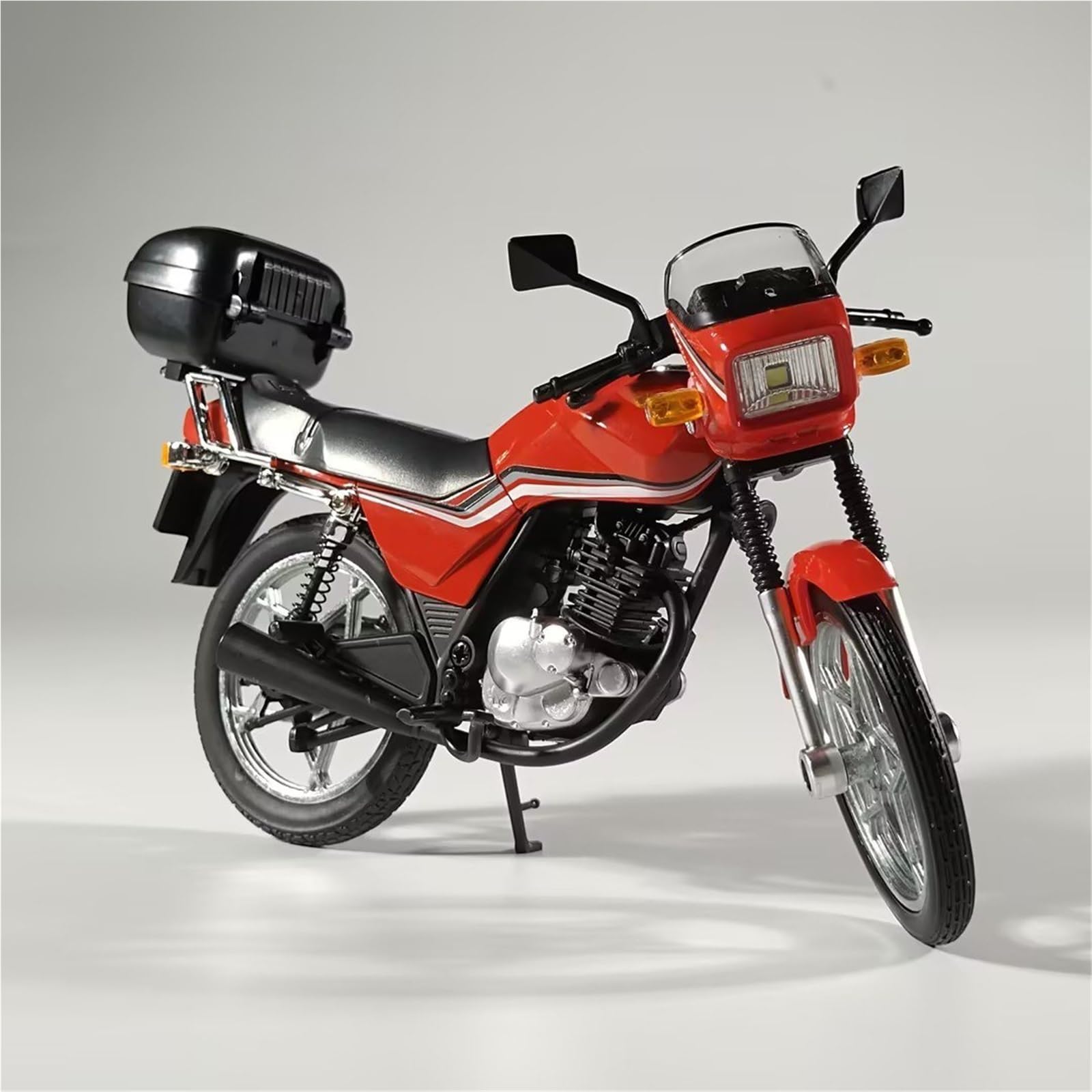Für S&uzuki GS125 Motorrad-Modellauto Aus Metallguss, Sammlerstück, Hobbygeschenk, Ausstellungsstück, Geschenk Für Jungen, Maßstab 1:12