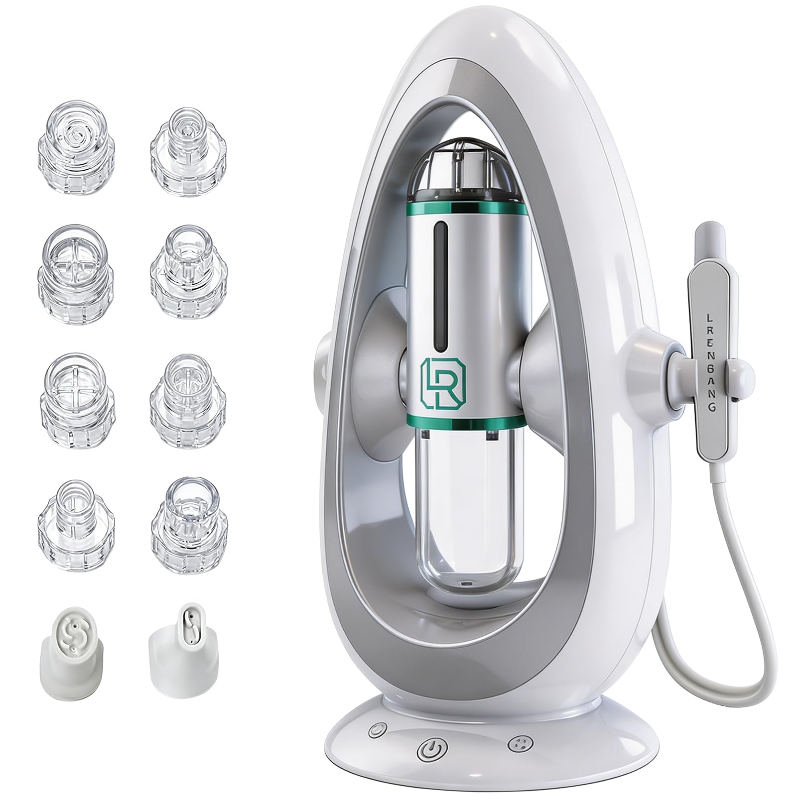 Dispositivo de limpieza profunda para la piel con microburbujas | dispositivo de limpieza facial doméstico, herramienta para eliminar puntos negros e imperfecciones.