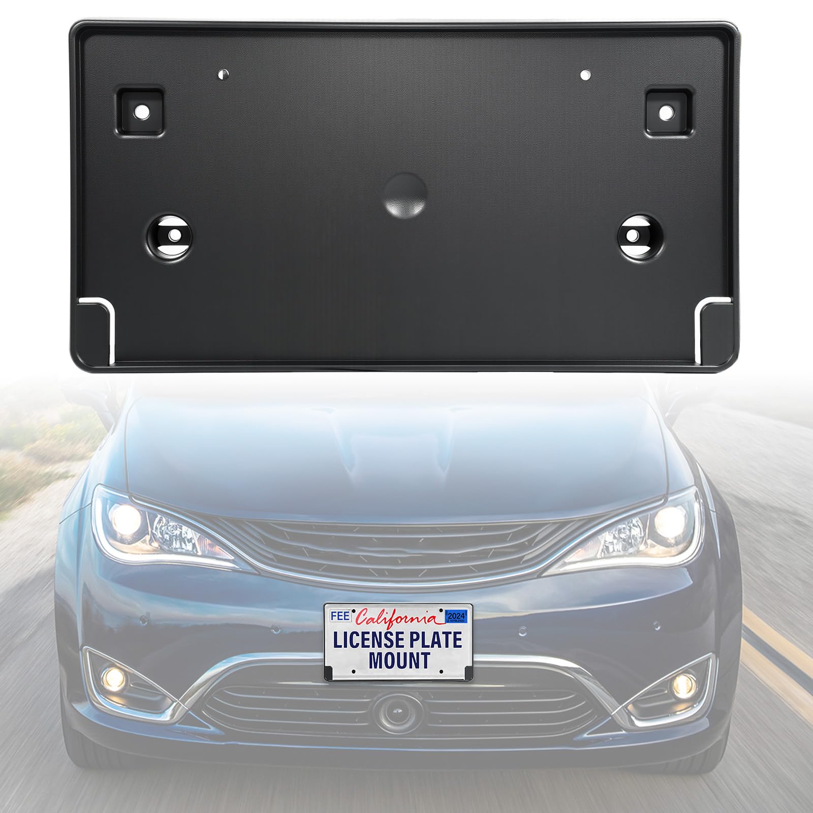 Photo 1 of TDEBSSY Black ABS Front License Plate Frame