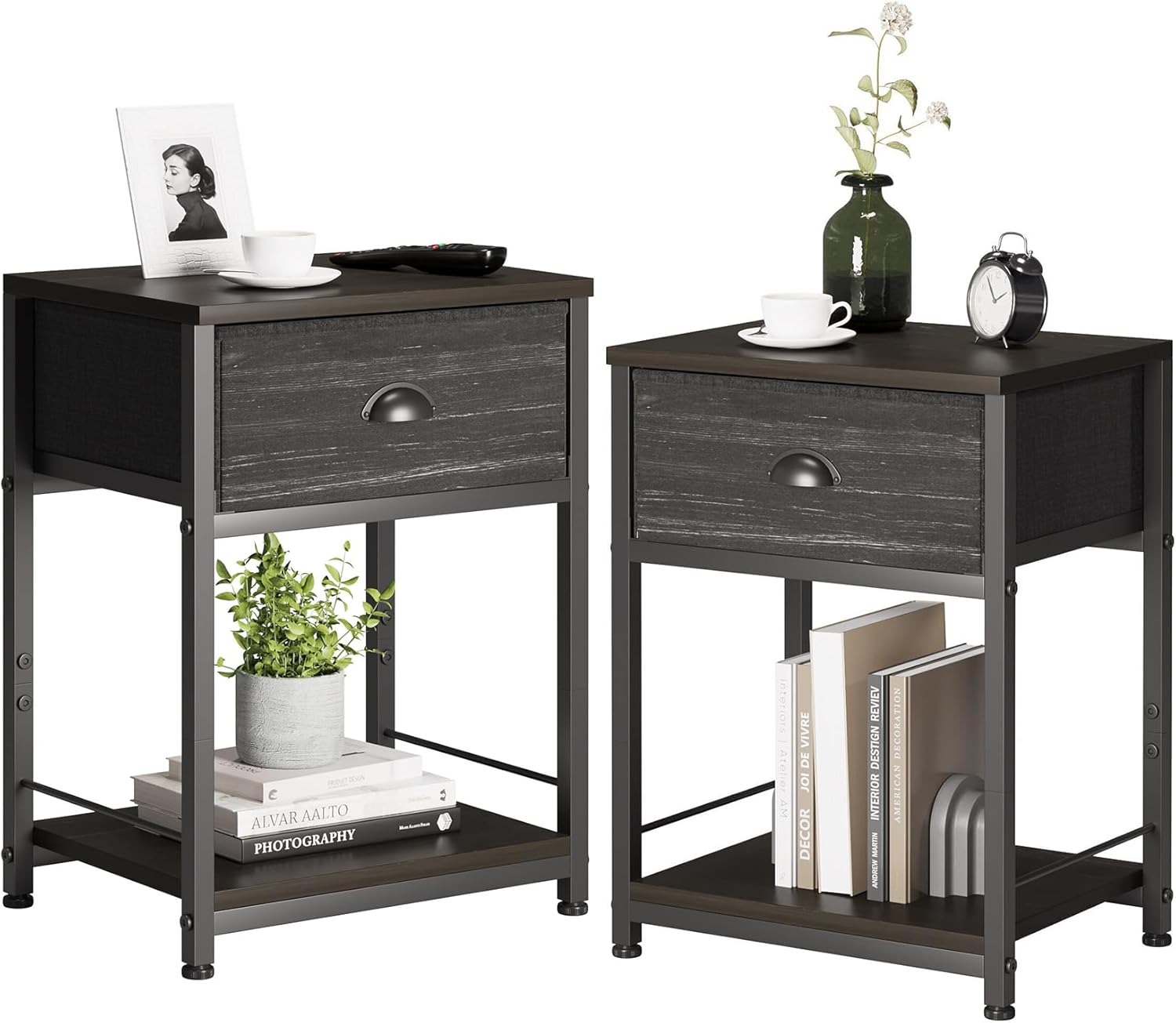 Nightstands Modern Bedside End Tables, Night Stands with