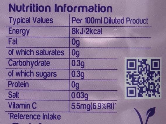 Vimto Original Real Fruit Squash No Added Sugar - Low Calorie Mixed Fruit Juice Squash, Blackcurrant, Grape & Raspberry, 2L Bottle (Pack of 6)