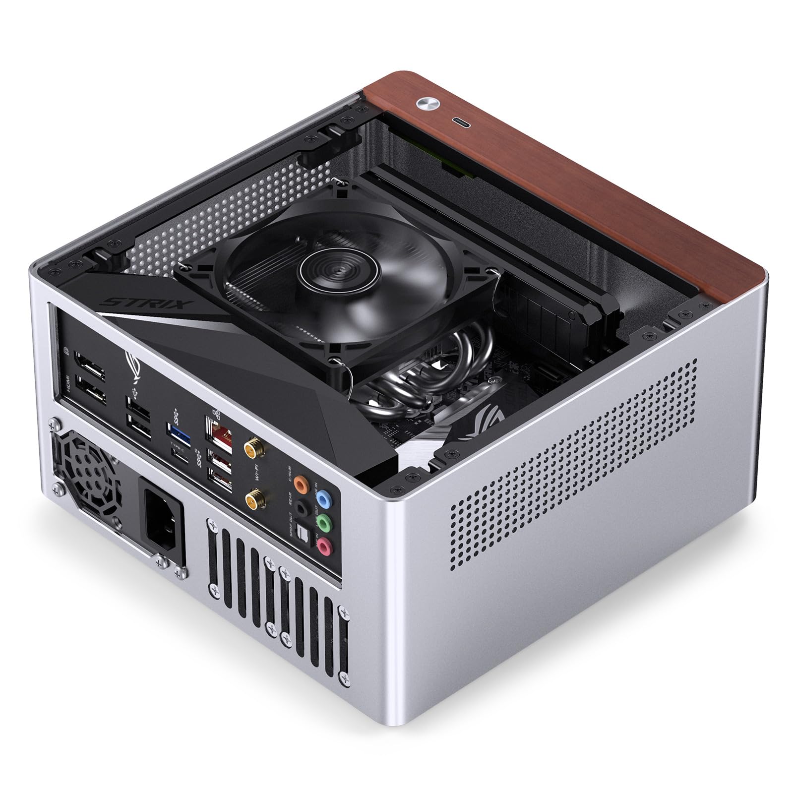 Amazon.com: JONSBO N10 Silver MINI ITX PC Case, Aluminum Alloy