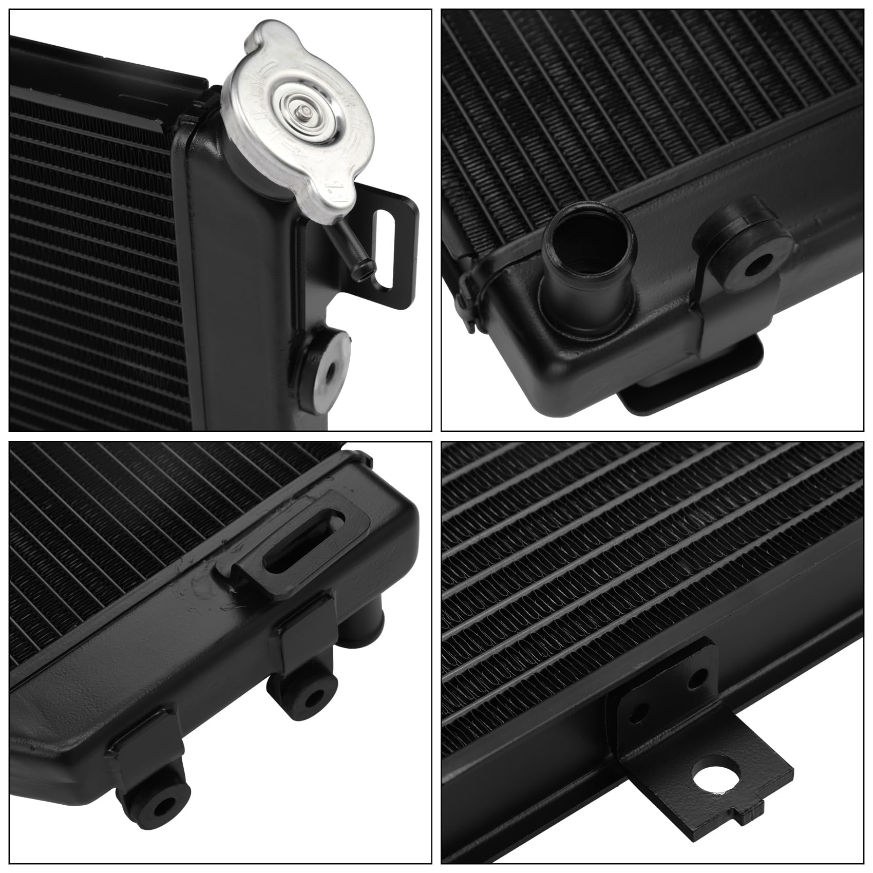 Moto Radiatore Adatto per Kawasaki ER-6N ER-6F Ninja 650R 2006-2008