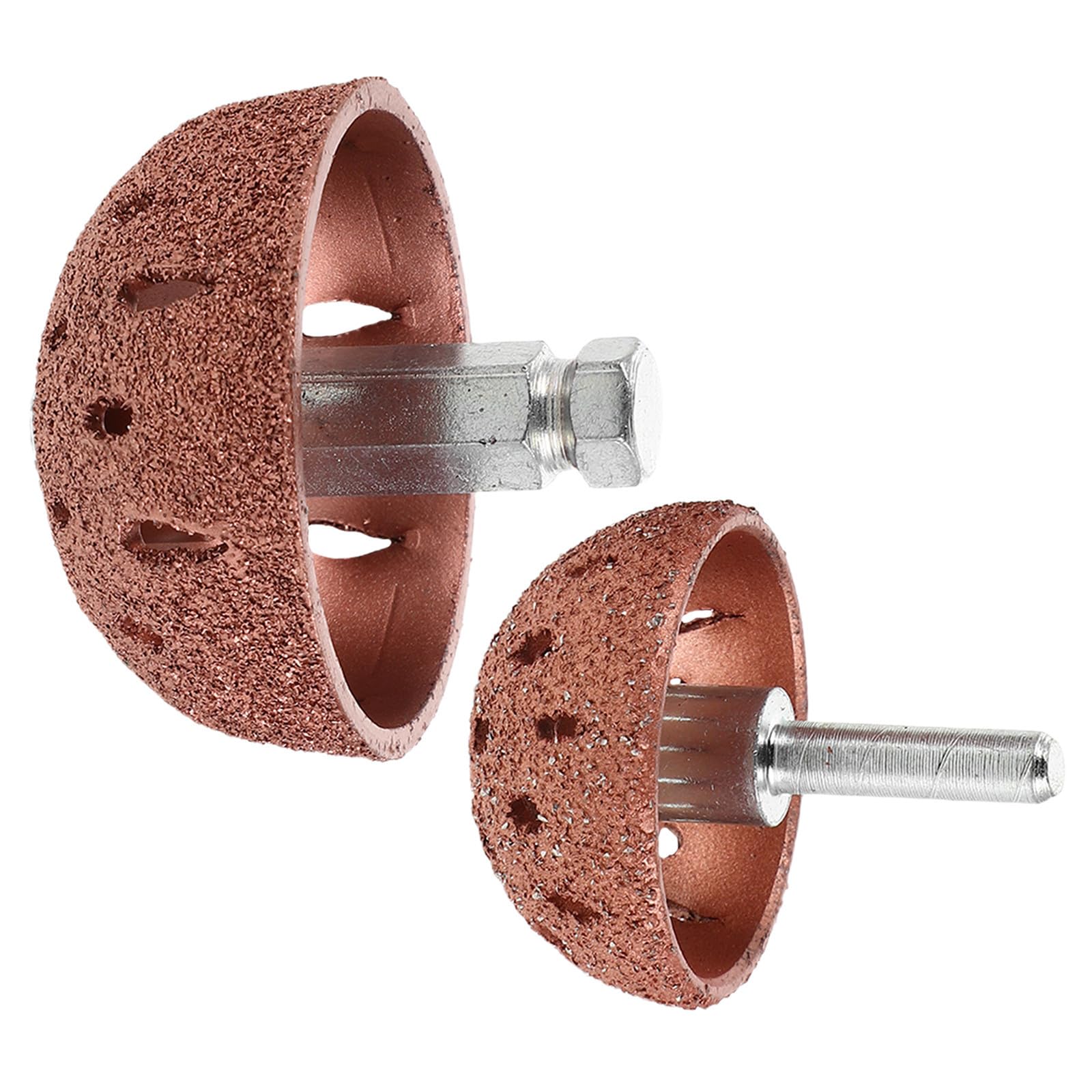 Tête de meulage en acier tungstène pour pneu (2pcs) - Kit d'outils rotatifs de polissage portables
