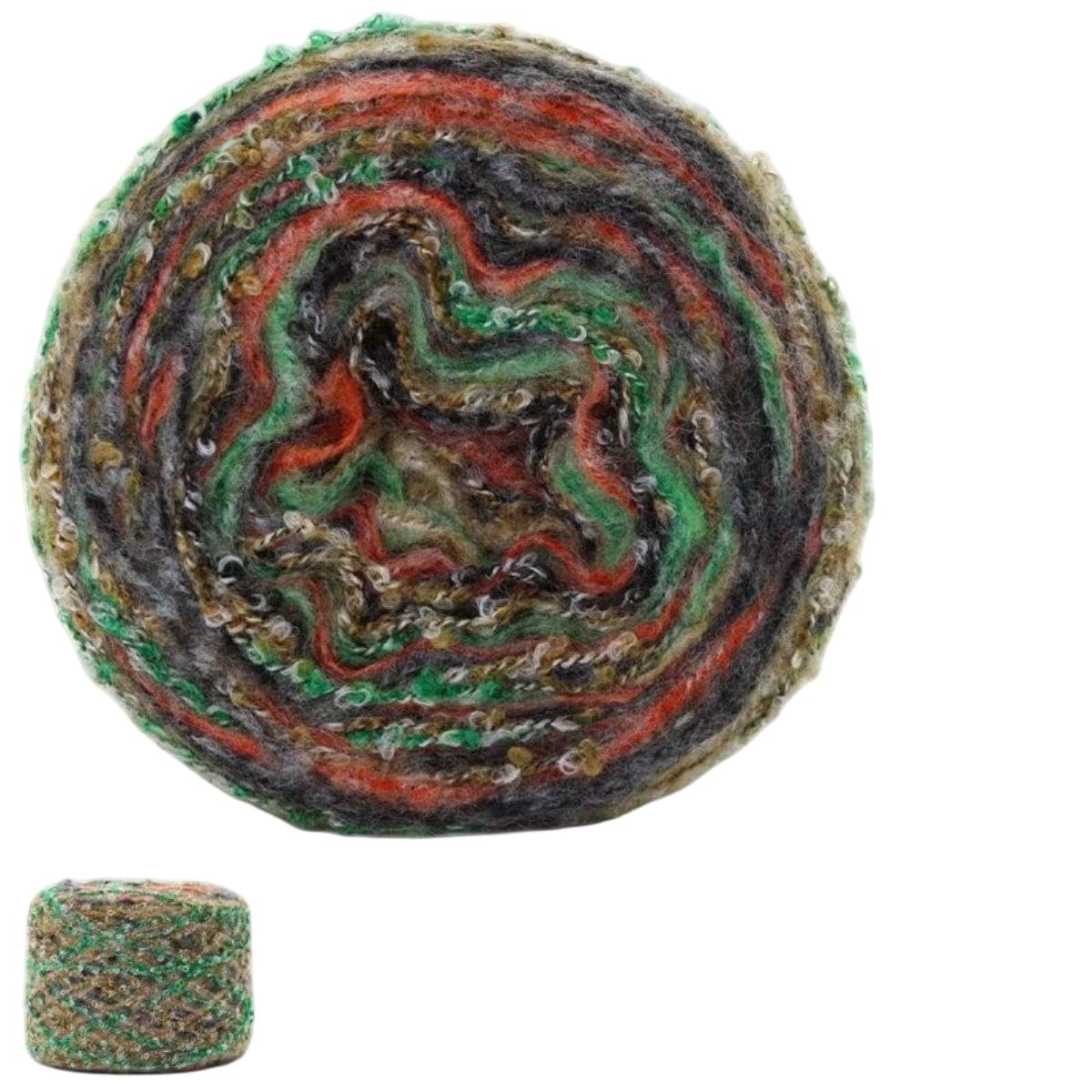 Confezione da 4/8 filati di lana multicolore fatti a mano, morbido Casere e Mohair, per maglioni comodi, shls caldi, progetti all'uncinetto (100 g)