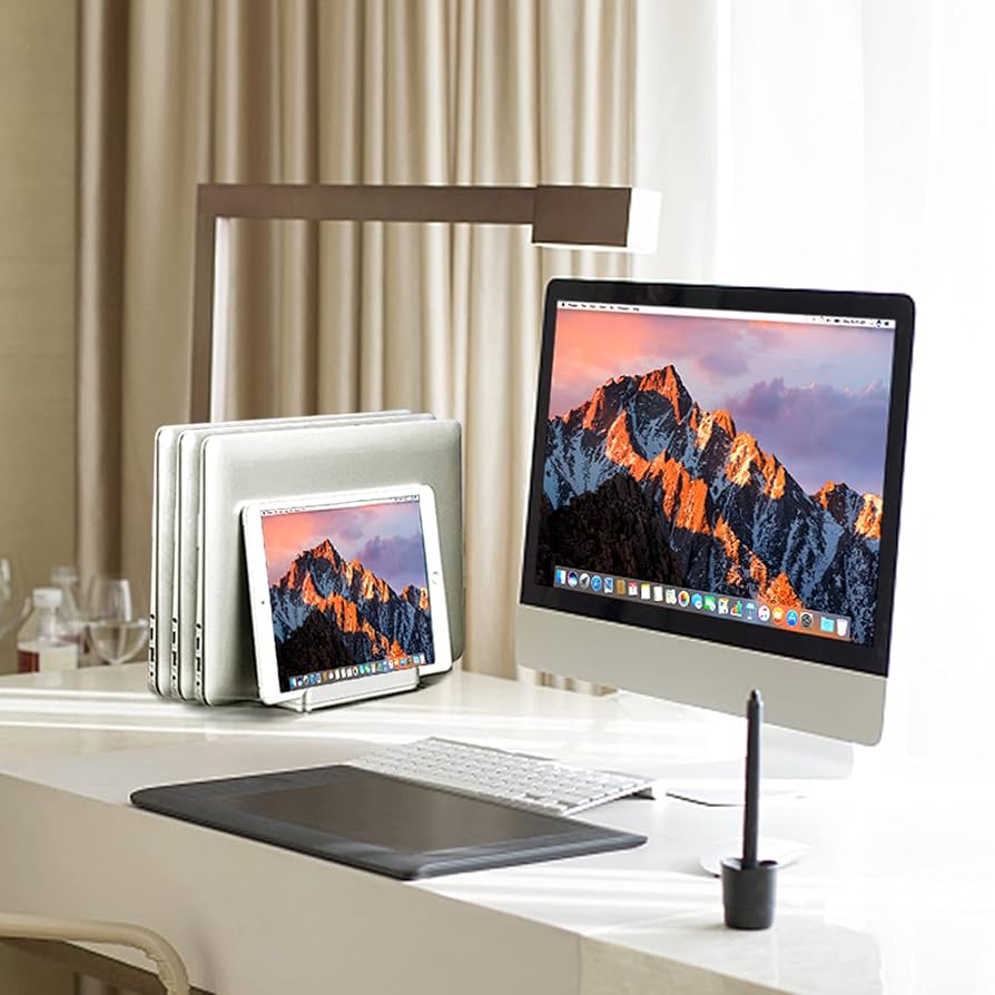 Amazon.co.jp: 新型4in1ノートパソコンスタンド、縦置きスタンド