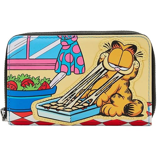 Loungefly Nickelodeon Garfield Loves Lasagna Zip Around Wallet