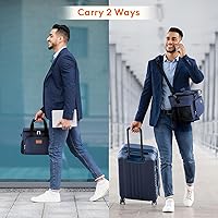 Vista 131 de Lifewit Bolsa de Almuerzo Mediana Aislada Caja de Almuerzo Hielera Suave Bolsa Refrigerante para Adultos Hombres Mujeres, Gris 12 Latas (9L)