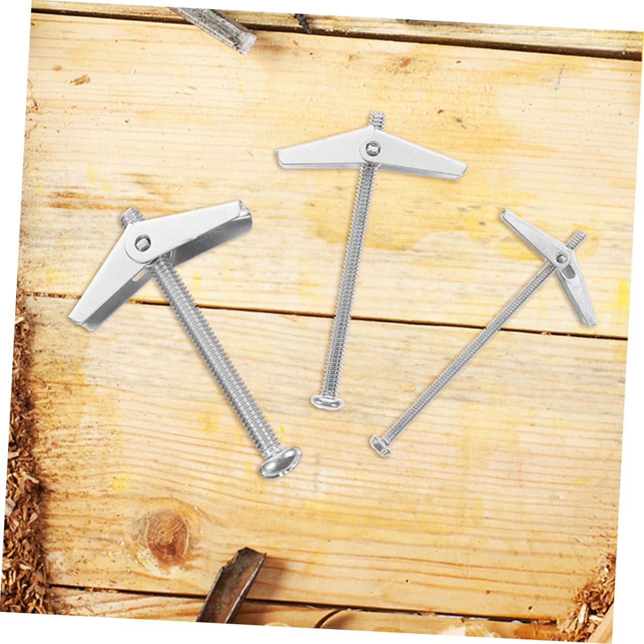 OSALADI Heavy Duty Toggle Bolts Set 26pc Zinc Steel Drywall Anchors Wall Anchors for Drywall